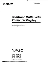 Sony CPD-101VS Handbuch