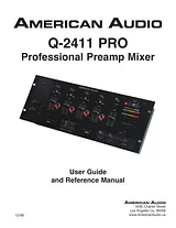 American Audio Q-2411 Pro Manuale Utente