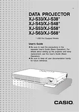 Casio XJ-S63 Manual De Usuario
