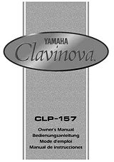 Yamaha CLP-157 Manual Do Utilizador