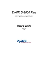 ZyXEL Communications G-2000 Plus User Manual