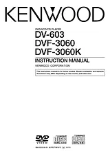 Kenwood dv-603 Instruction Manual