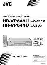 JVC HR-VP648U User Manual