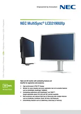 NEC 2190UXp Prospecto