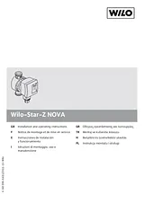 Wilo STAR Z Nova A Cirulation Pump 4132751 Ficha De Dados