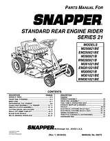 Snapper M281021BE Справочник Пользователя