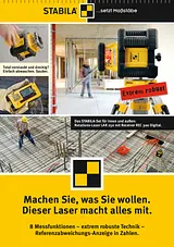 Stabila 17106 Display accuracy ± 0,1 mm/m 17106 Information Guide