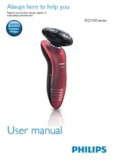 Philips wet and dry electric shaver RQ1160/16 RQ1160/16 Manual De Usuario