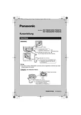 Panasonic KXTG8323G Anleitung Für Quick Setup