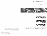 Rosen cv1005 ユーザーズマニュアル