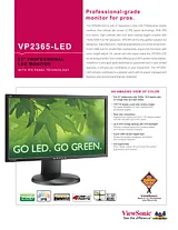 Viewsonic VP2365-LED Specification Guide