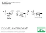 Bkl Electronic Low power connector Plug, straight 5 mm 2.5 mm 72603 1 pc(s) 72603 データシート
