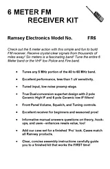 Ramsey Electronics FR6 ユーザーズマニュアル