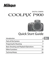 Nikon COOLPIX P900 Краткое Руководство По Установке