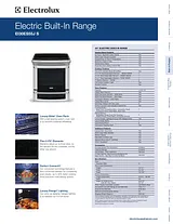 Electrolux EI30ES55JS Specification Sheet