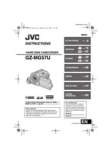 JVC gz-mg57 지침 매뉴얼
