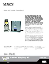 Linksys Dual-Mode Internet Telephony Kit CIT300-UK Leaflet