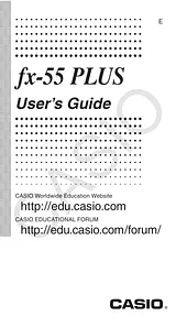 Casio FX55BU-TP Manual De Usuario