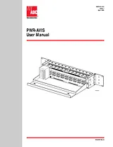 ADC PWR-AVIS Benutzerhandbuch