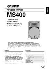 Yamaha ms400 User Manual