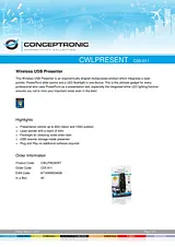 Conceptronic CWLPRESENT C05-011 Benutzerhandbuch