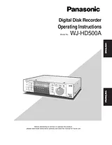 Panasonic WJ-HD500A Manual Do Utilizador