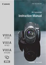 Canon VIXIA HF R20 Manuel D'Instructions