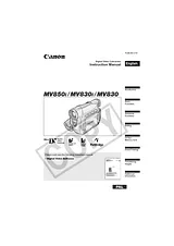 Canon MV830i Manual Do Utilizador