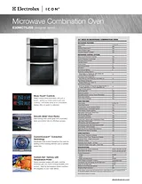Electrolux E30MC75JSS Specification Sheet
