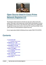 Cisco Cisco Prime Network Registrar 8.0 Licensing Information