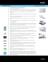 Sony VPCZ11DGX Specification Guide
