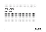 Casio EA200 Manuel D’Utilisation