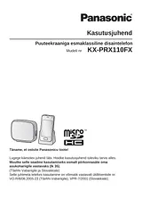 Panasonic KXPRX110FX Руководство По Работе