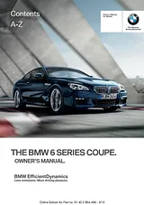 BMW 2016 640i Coupe オーナーマニュアル