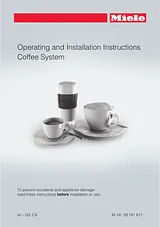Miele CVA6800 Installation Instruction
