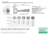 Bkl Electronic mini DIN connector Socket, vertical vertical Number of pins: 3 Black 204024 1 pc(s) 204024 Hoja De Datos