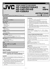 JVC HR-V400AG Manuale Utente