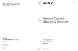 Sony BRS-200 Справочник Пользователя