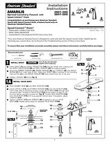 American Standard 3801.000 User Manual