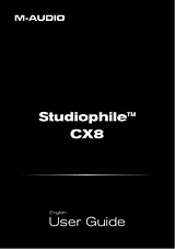 M-AUDIO CX8 Benutzerhandbuch