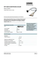 Phoenix Contact Round cable VIP-CAB-FLK50/FR/OE/0,14/3,0M 2900150 2900150 Data Sheet