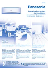 Panasonic CUE15JKE3 Operating Guide