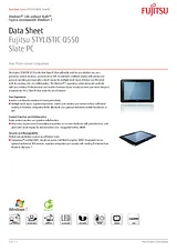 Fujitsu Q550 VFY:Q5500MXE02DE 数据表