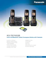 Panasonic KX-TG7623 产品宣传页