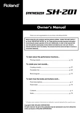 Roland SH-201 Owner's Manual