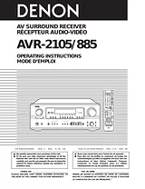Denon AVR-2105 User Manual