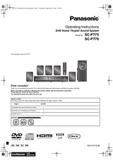 Panasonic SC-PT70 User Manual