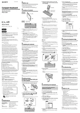 Sony PEGA-KB100 Handbuch