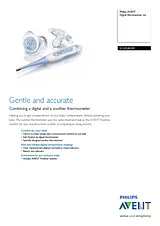 Philips AVENT Digital baby thermometer set SCH540/00 SCH540/00 Folheto