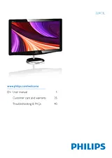 Philips LCD monitor with LED 228C3LSB 228C3LSB/00 User Manual